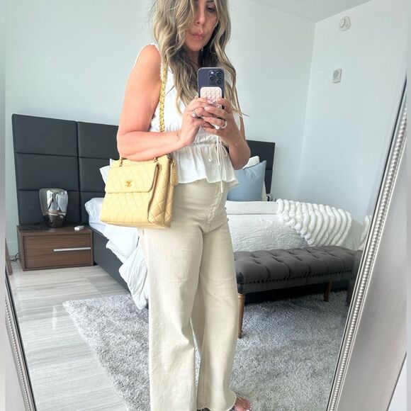 Chanel Caviar Vintage Tote Bag with Double chain straps - Picture 16 of 17